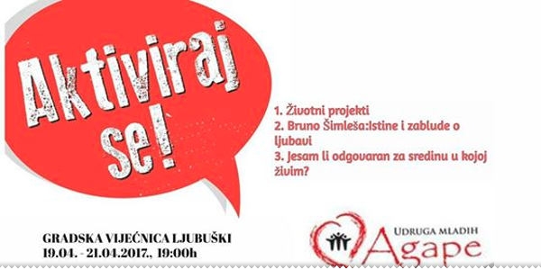 Trodnevna Agape tribina: "Aktiviraj se!" ljubuski.info