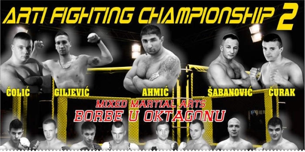 U nedjelju Arti Fighting Championship 2 plakat