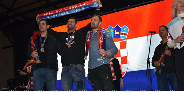 Tisuće na dočeku rukometaša u Ljubuškom ljubuski.info