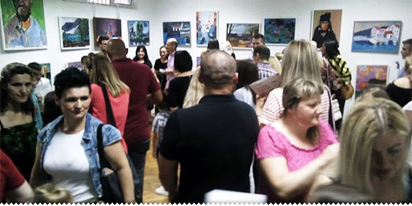 Otvorena izložba slika polaznika besplatnog tečaja crtanja i slikanja ljubuski.info