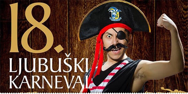 Najava 18. Ljubuškog karnevala plakat
