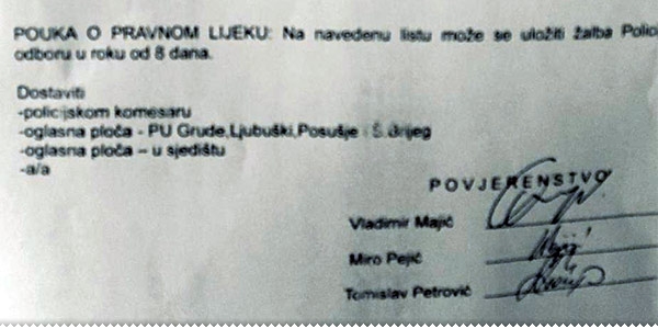 Miro Pejić s optuženičke klupe odlučuje o ključnim pozicijama u MUP-u ZHŽ ljubuski.info