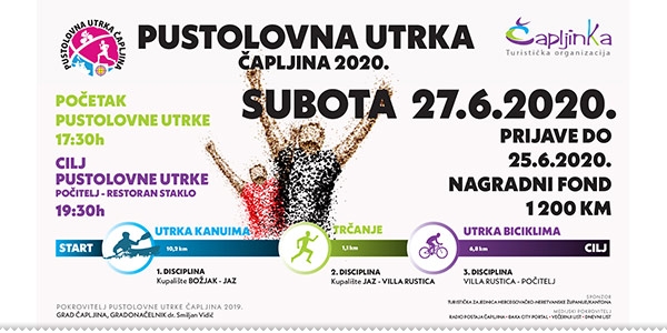 Prijave na 15. pustolovnu utrku Čapljina 2020. ljubuski.info