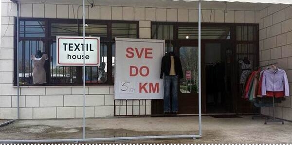 "Textil House" nudi rabljenu robu s cijenama od 3 - 7 KM trgovina