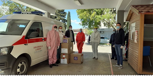 Violetina donacija zaštitne opreme stigla u Dom zdravlja Ljubuški ljubuski.info