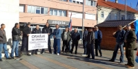 Policija braniteljima zabranila prosvjed ispred Vlade HBŽ-a